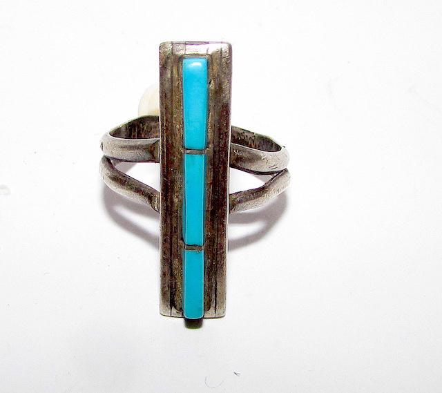 Old Pawn Zuni Ring Sz. 5 (1 of 3)