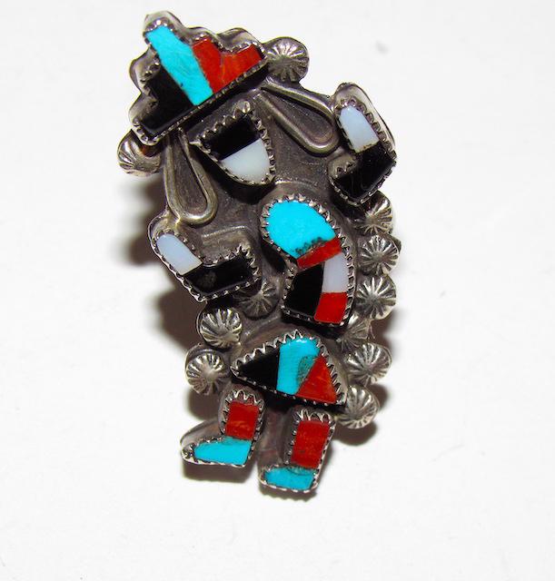 Old Pawn Zuni Rainbow Man Ring (1 of 3)