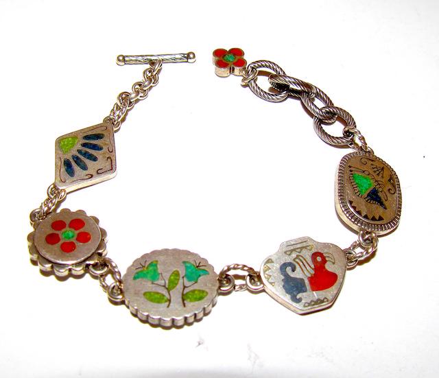 Relios Carolyn Pollack 925 Inlay Storyteller Bracelet (1 of 3)