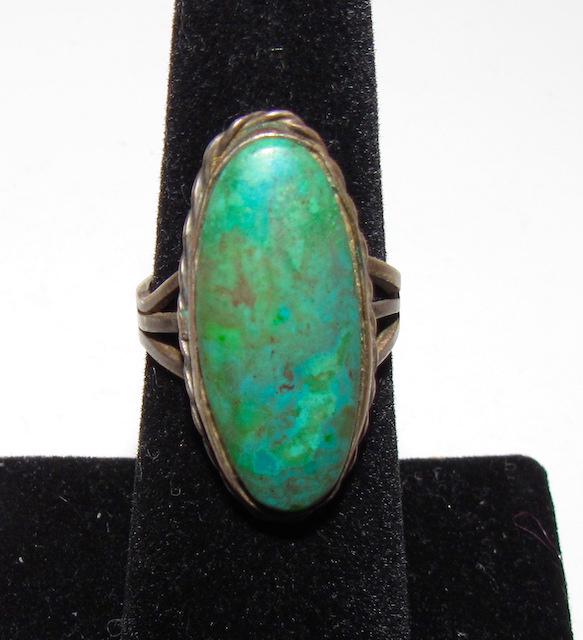 Old Pawn Navajo Ring Sz. 5.5 (1 of 3)