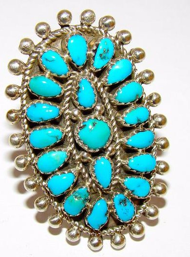 Navajo E Wilson Museum Quaity Collector Ring Sz 7 (1 of 3)