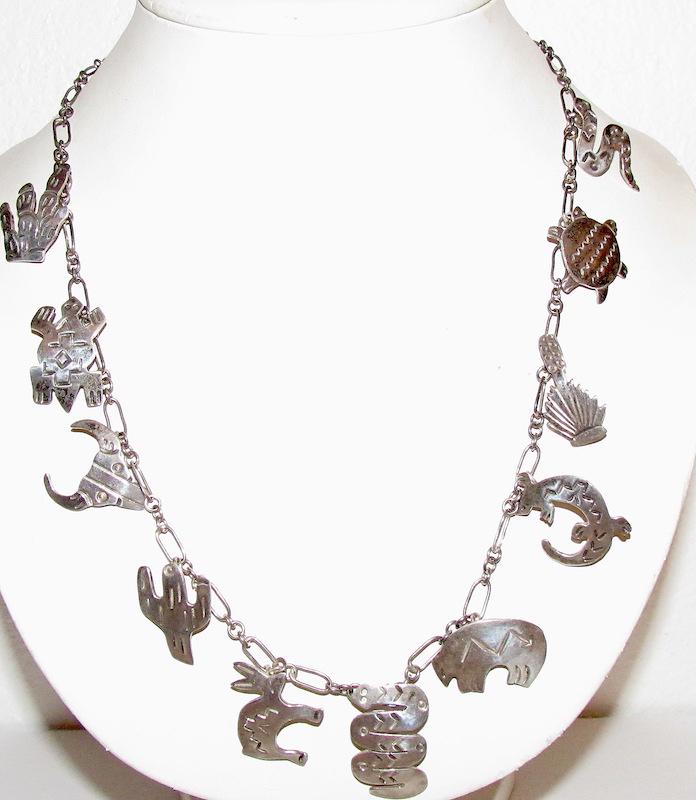 925 Taxco Mexico Southwestern Charm Necklace (1 of 3)