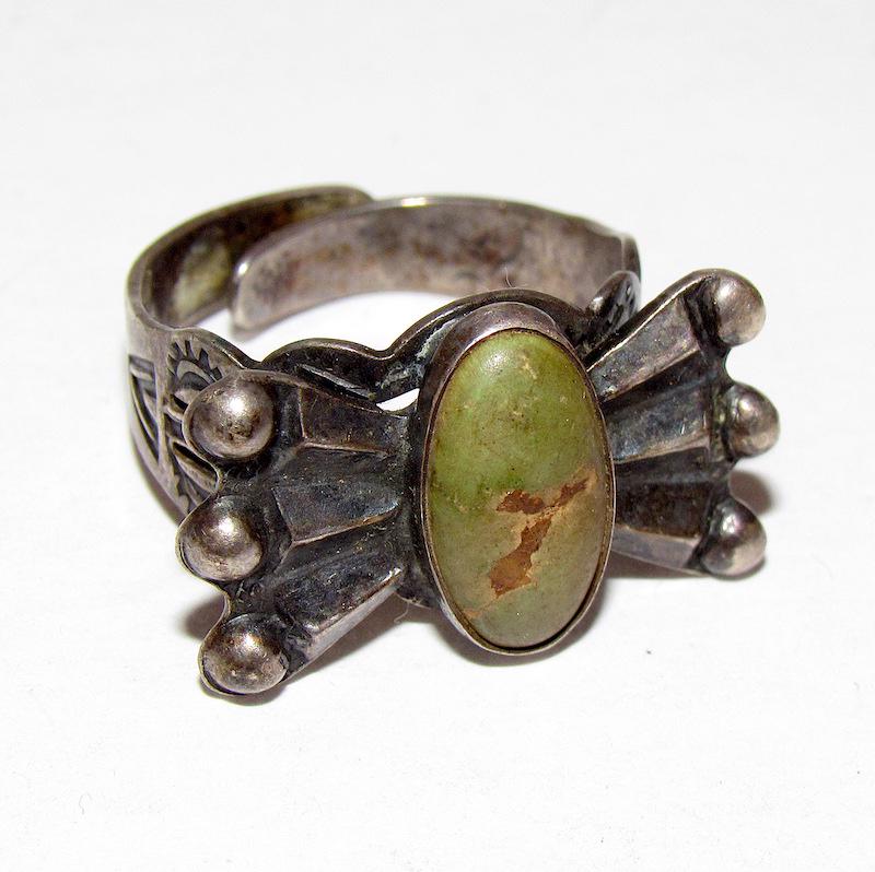 Native Fred Harvey Era Adjustable Ring (1 of 3)