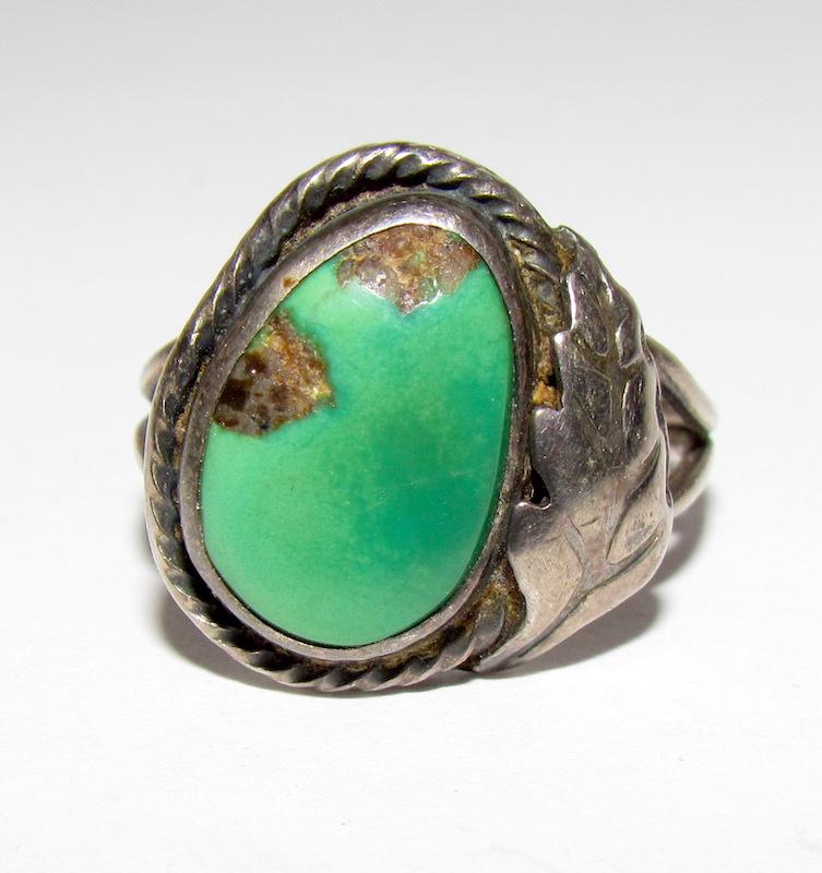 Old Pawn Navajo Ring Sz. 6.5 (1 of 3)