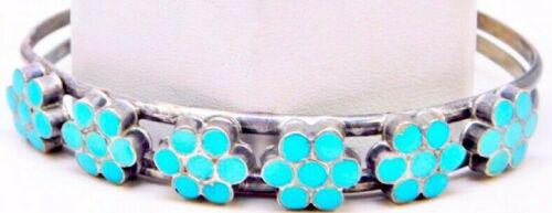 Old Pawn Zuni Dishta Design Bracelet Sterling Sleeping (1 of 3)