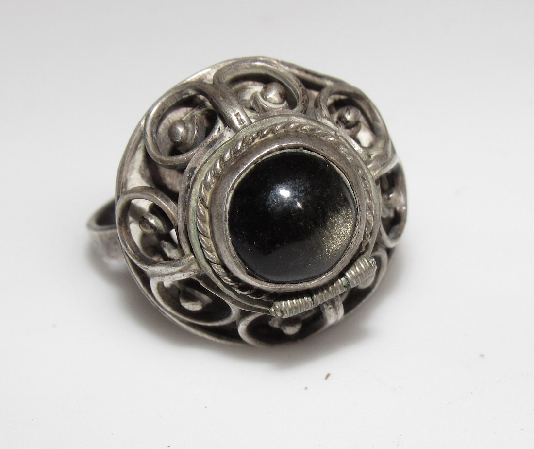 Vintage Taxco Mexico Sterling Cat (1 of 3)