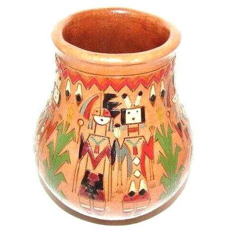 NATIVE AMERICAN NAVAJO YEI POTTERY BY KEN & IRENE WHITE (1 of 3)
