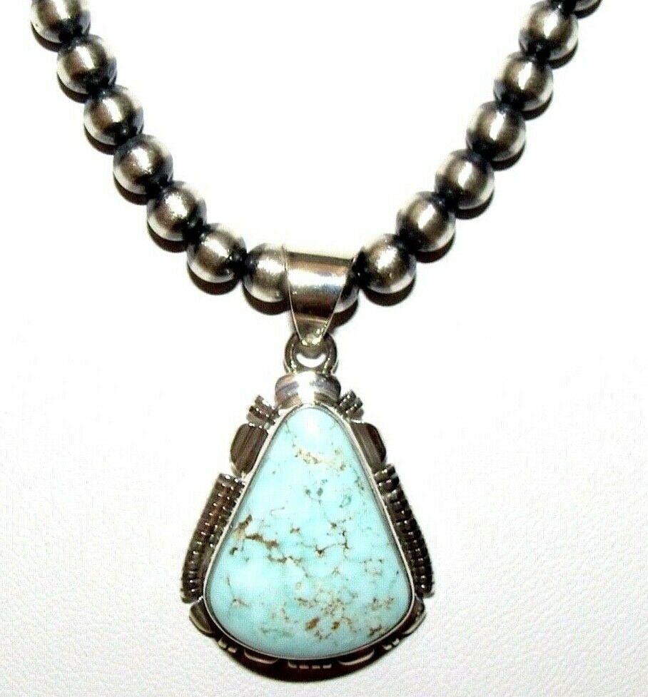 Navajo Dry Creek Pendant Sterling Silver & Navajo (1 of 8)