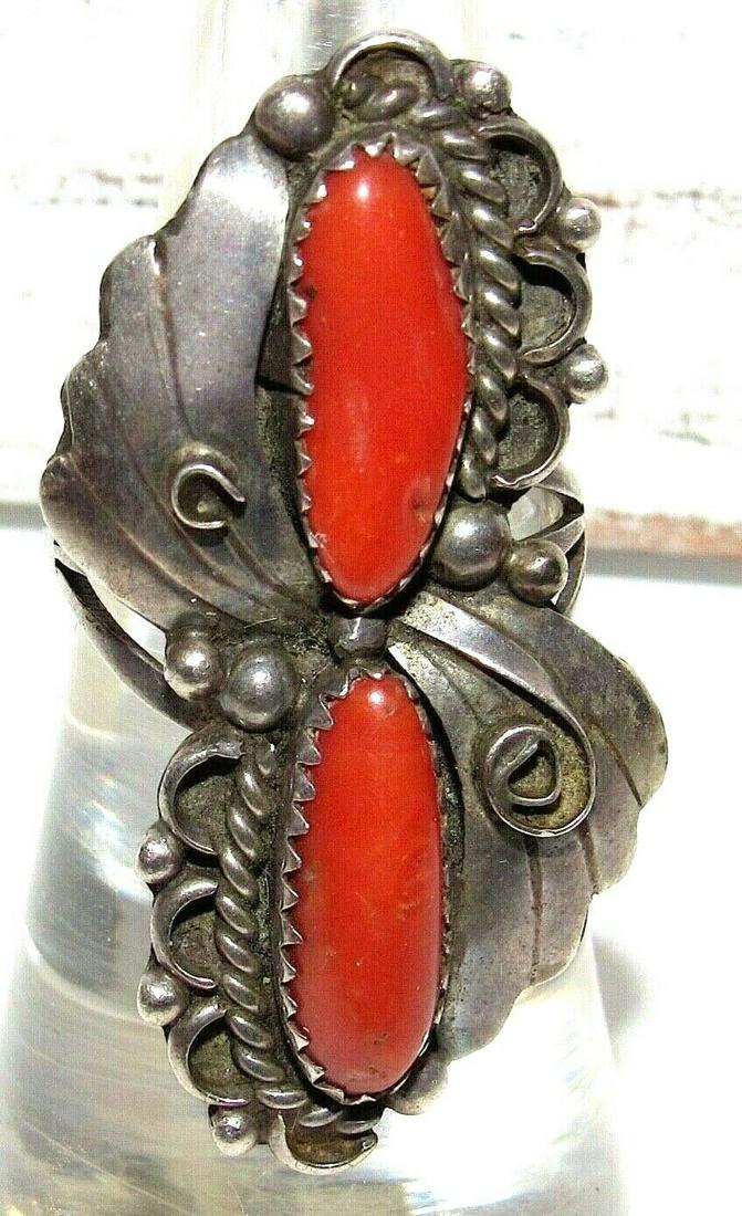 Old Pawn Navajo Ring Size 6 Sterling Silver (1 of 3)