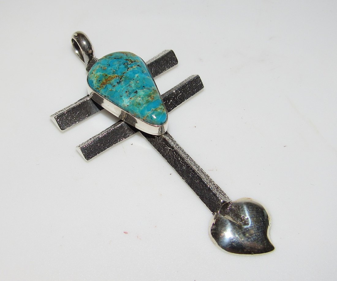 Navajo Kevin Yazzie Royston Turquoise TUFA CAST (1 of 3)