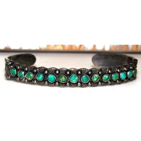 Early Vintage Native American Navajo Cerrillos Snake Eyes Turquoise Sterling Silver Bracelet Old Early Vintage Native American Navajo Cerrillos Snake Eyes Turquoise Sterling Silver Bracelet Old