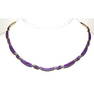 Mexican Sterling Silver Sugilite Choker Necklace Sterling Silver 17"L