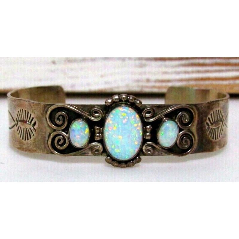 Navajo Turquoise Beaded Earrings Turquoise Sterling Silver Navajo Pearls Beaded Hoop Earrings Native (1 of 6)