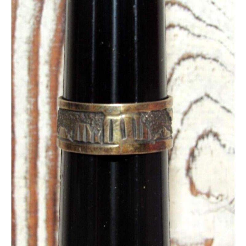 VTG Navajo Native American Becenti Sterling Silver Storyteller Ring Size 11 (1 of 3)