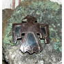 Vintage Mexico Sterling Silver Eagle Thunderbird Brooch Pin