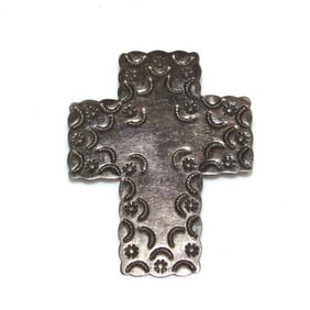 Vintage Mexico 925 Sterling Silver Cross Pendant