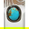 Navajo Royston Turquoise Ring Size 6.5 Sterling Silver Native American