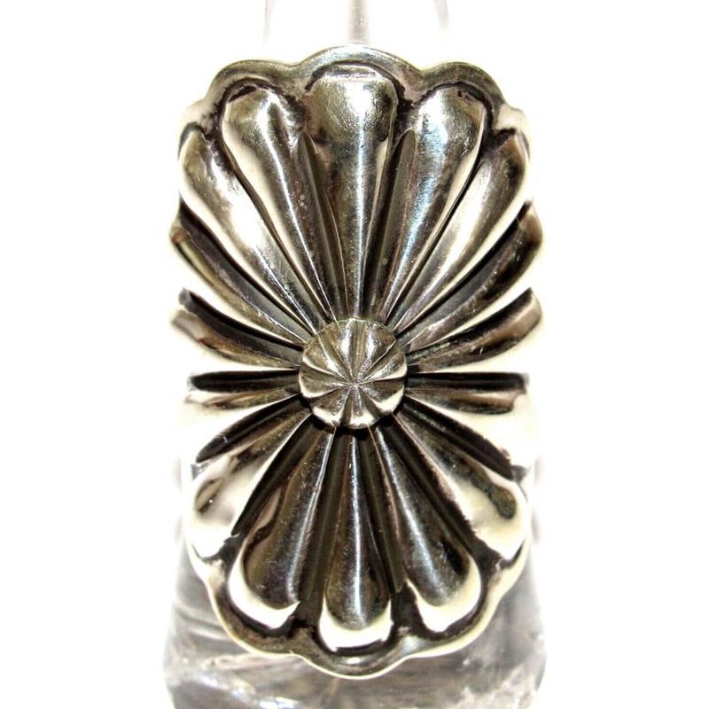 Navajo Concho Ring Sz 8 Sterling Silver Donovan Cadman Native American (1 of 7)