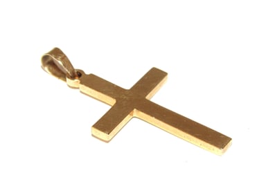 14K Gold Cross Pendant