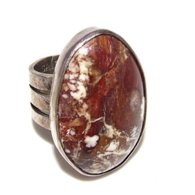 VTG Native American Wild Horse Ring Sz 9 San Felipe Sterling Silver Signed