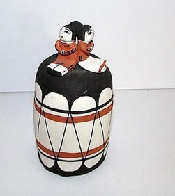 Vintage Santo Domingo Pueblo A. Coriz Pottery