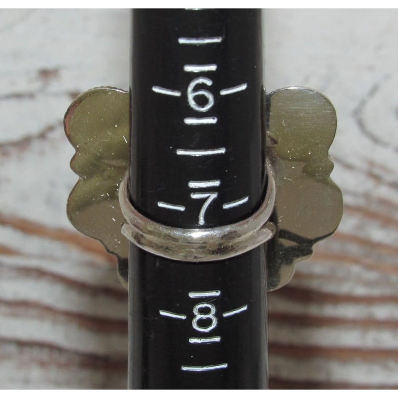 Navajo Naja Ring Size 7.5 Kingman Turquoise Statement Ring Native Signed - 3