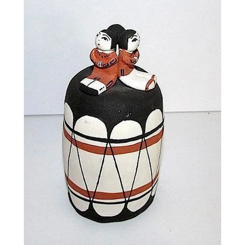 Vintage Santo Domingo Pueblo A. Coriz Pottery (1 of 3)