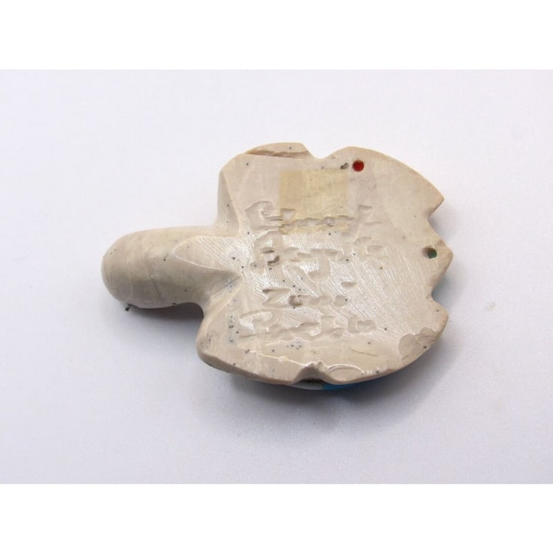 Zuni Turtle Fetish Inlay Shell C. Beyuka - 3