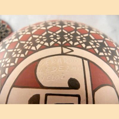 Mata Ortiz One of Kind Eye Dazzler Lidded Pot - 4