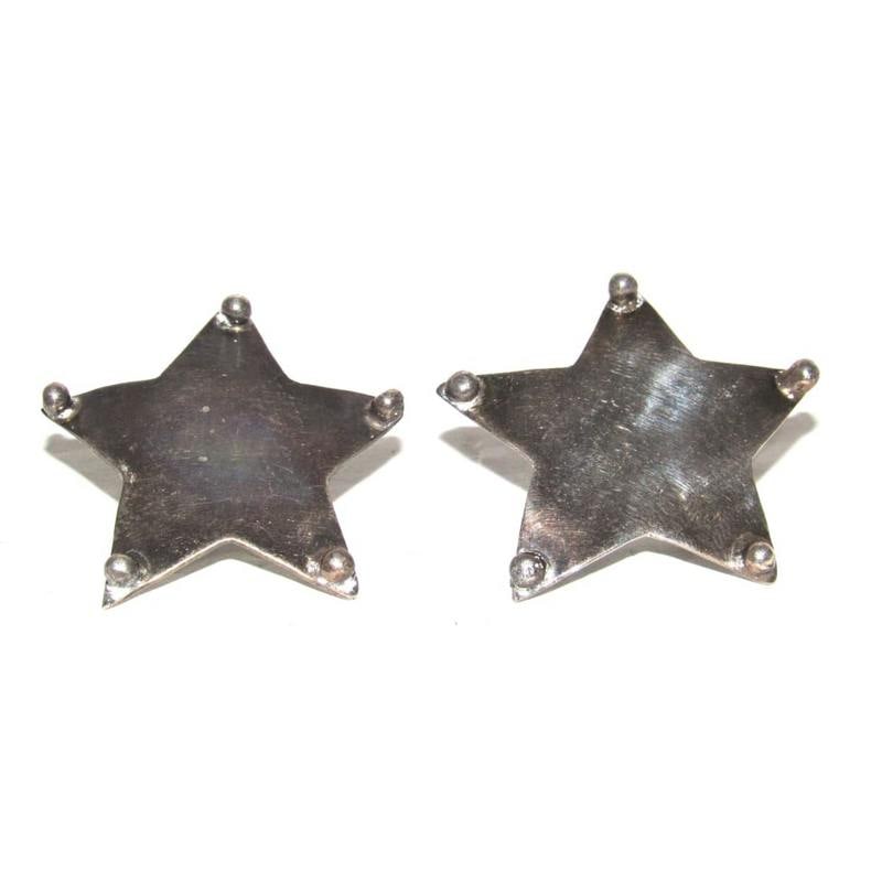 Vintage 925 TAXCO Mexico Star Post Earrings Sterling Silver (1 of 3)