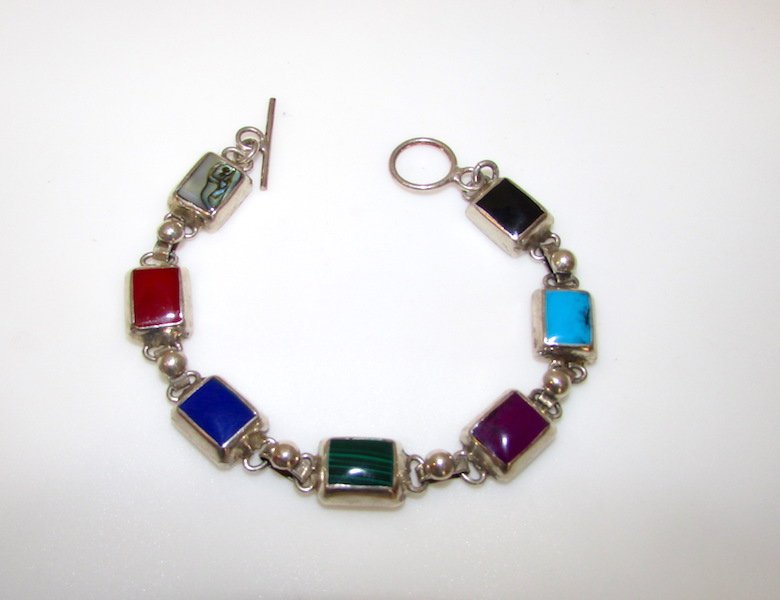Mexican Sterling Taxco Bracelet (1 of 1)