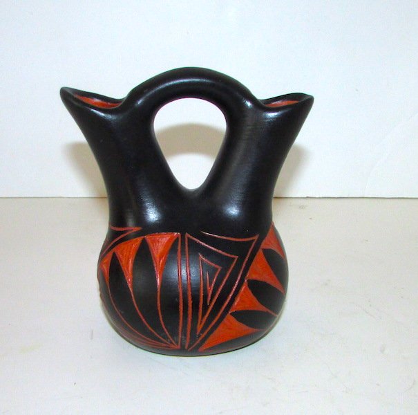 Vintage Navajo Pottery Wedding Vase (1 of 2)