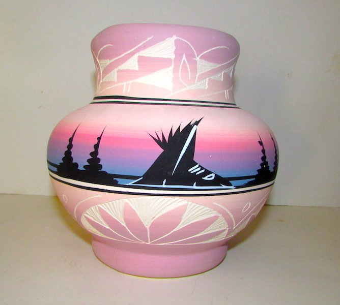 Vintage Navajo Pottery Signed (1 of 2)