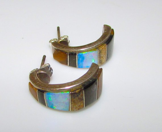 Native American Navajo Old Pawn Sterling Silver Fire (1 of 3)