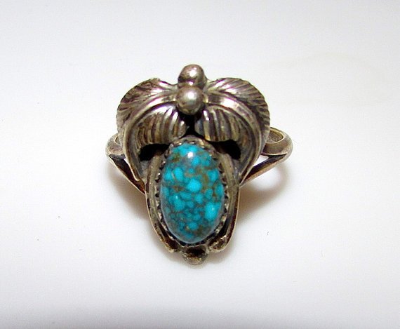 Vintage Old Pawn Native American Navajo Sterling Silver (1 of 2)