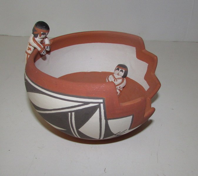 Vintage ACOMA Pueblo Friendship Bowl Olla Pottery (1 of 1)