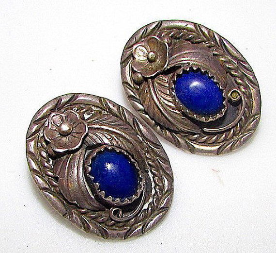 Native American Navajo Alvin Begay Sterling Silver (1 of 2)