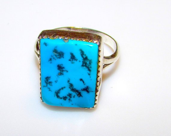 Vintage Native American Navajo Sterling Silver Kingman (1 of 2)