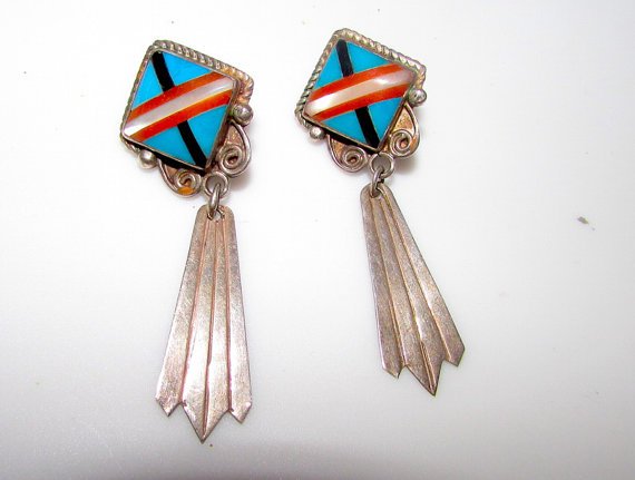 Southwestern Trading Post Sterling Silver 925 Channel (1 of 2)