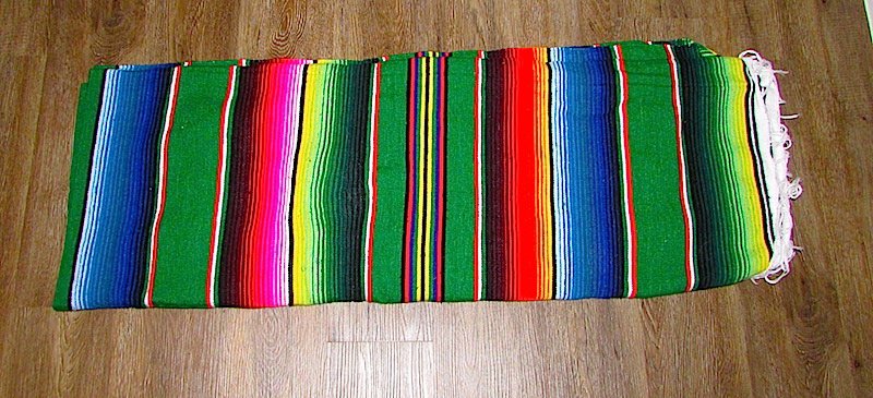 Vintage Mexican Serape Blanket (1 of 1)