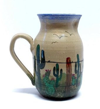 Vintage Southwestern Stoneware Glazed Texas Pottery (1 of 3)