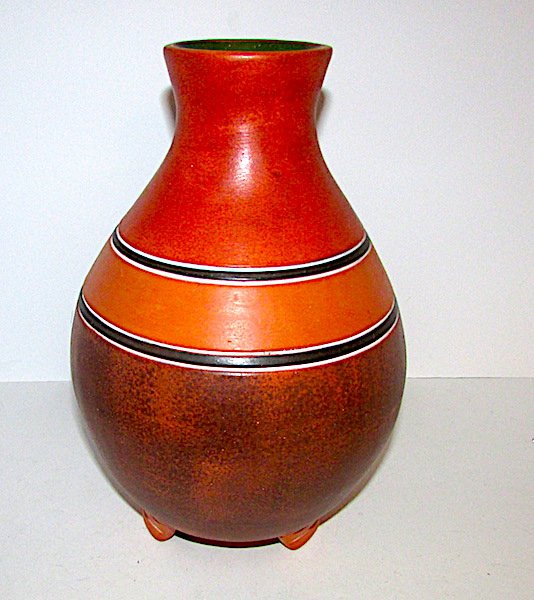 Vintage Mexican Red Burnished Pottery (1 of 3)