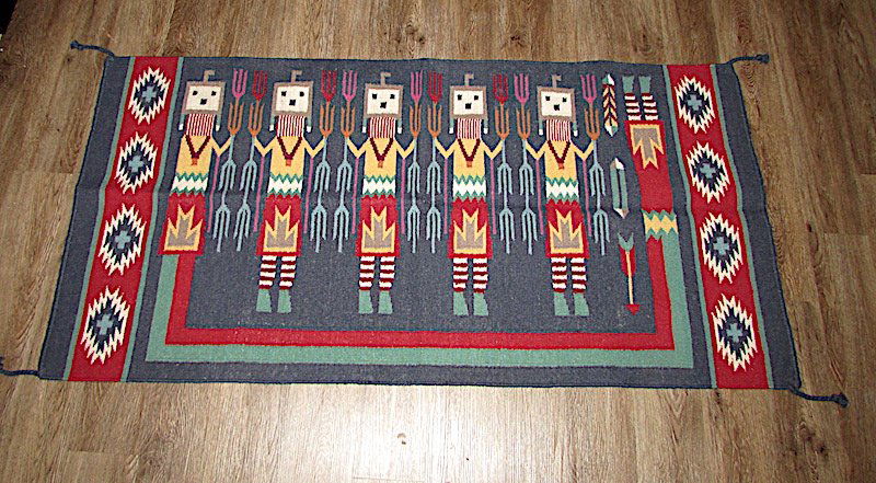 Vintage Southwestern YEI Wool Large Rug (1 of 2)