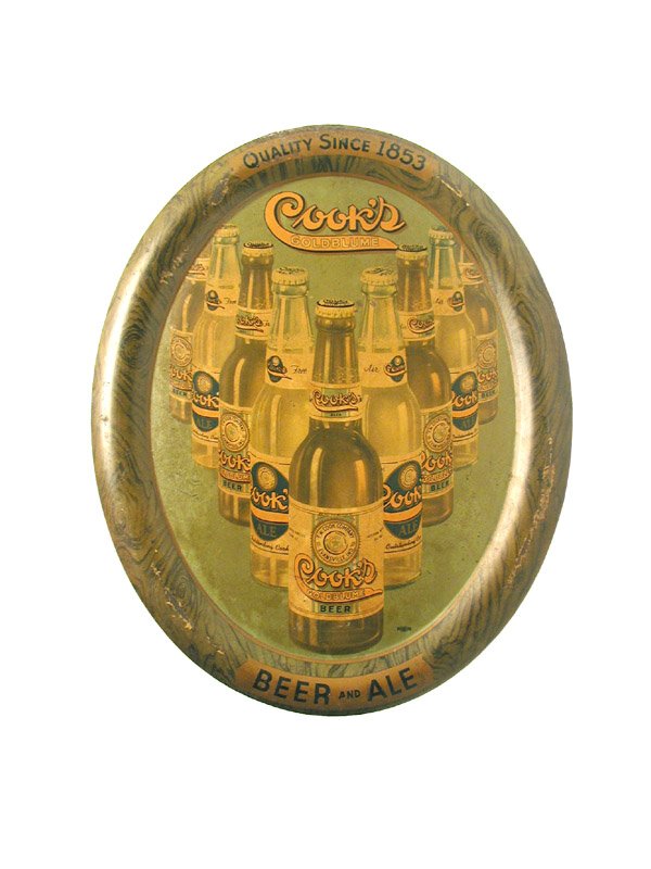 Cook's Beer Sign.