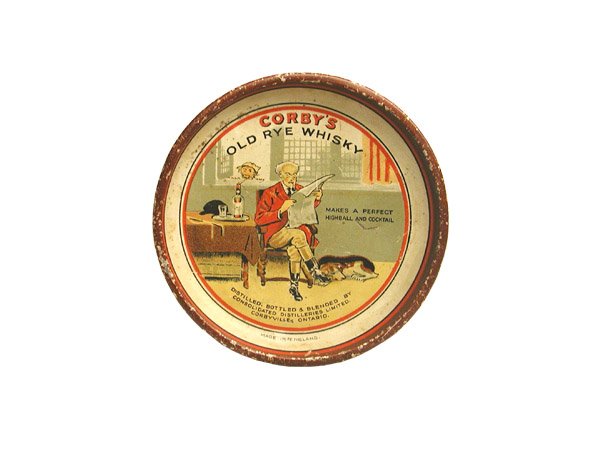 Corby's Whiskey Tip Tray.