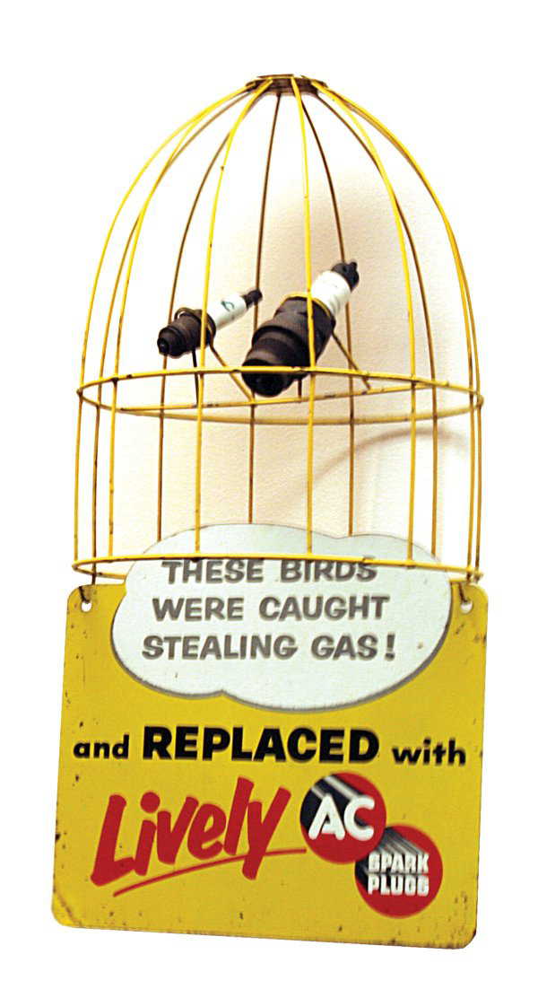 508 AC Spark Plug Bird Cage Display.
