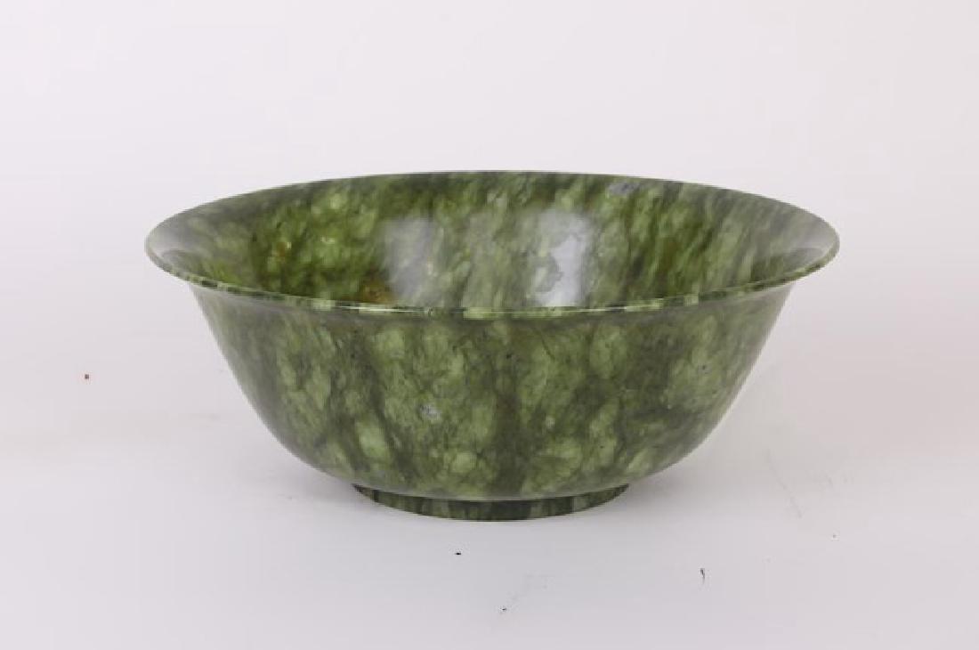 CHINESE SPINACH JADE BOWL (1 of 1)