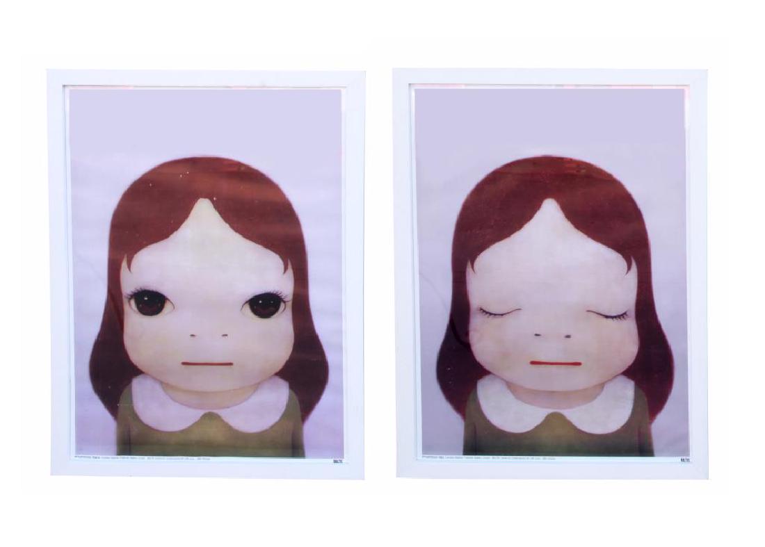YOSHITOMO NARA PRINT OF A COSMIC GIRL (1 of 3)