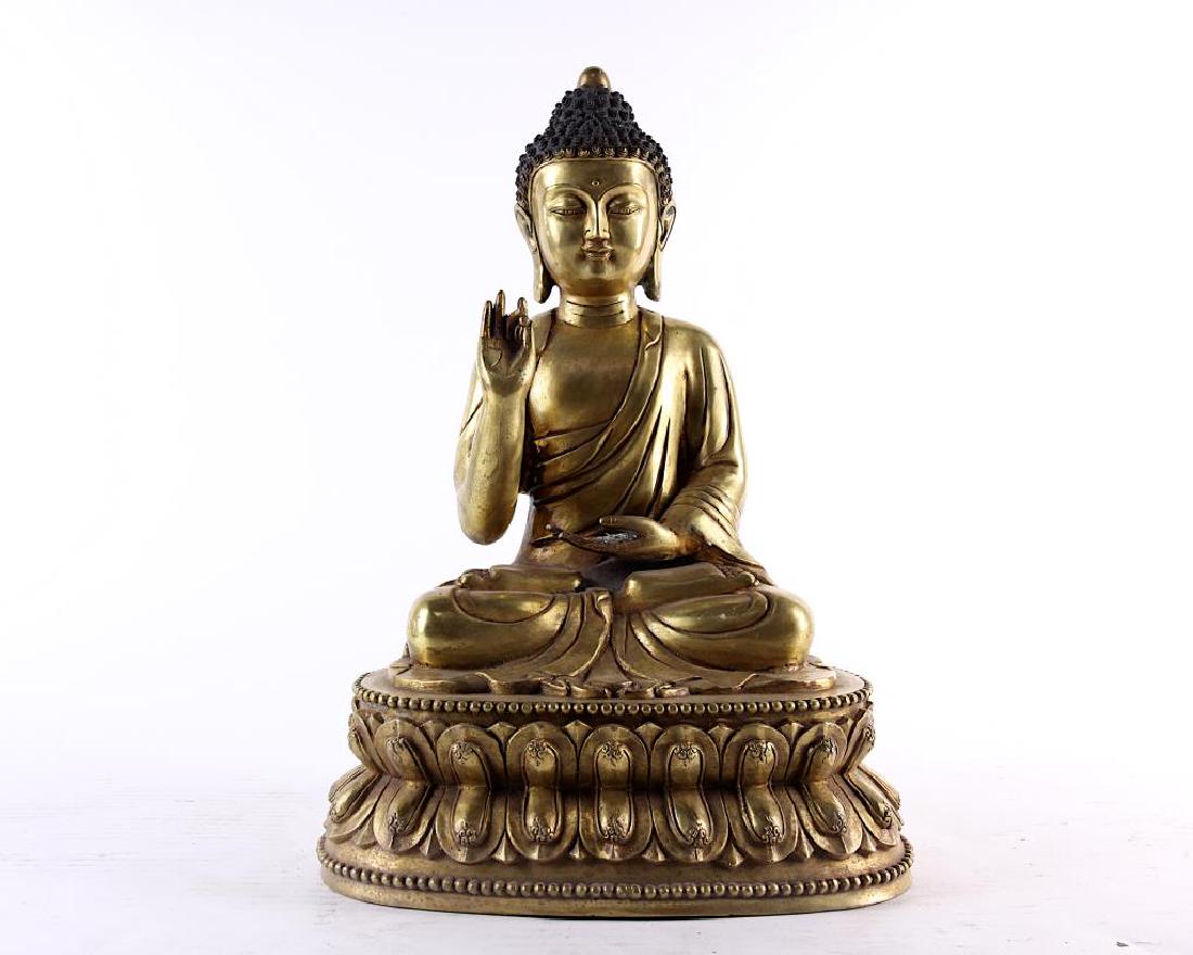 GILT BRONZE BUDDHA (1 of 5)