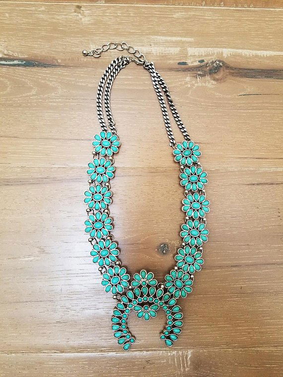 Southwestern Squash Blossom Necklace (1 of 5)